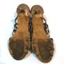 Portdance PD803 Pro Dance Shoes, Dark Tan Satin, EU41, heel 7cm Flare Image 4
