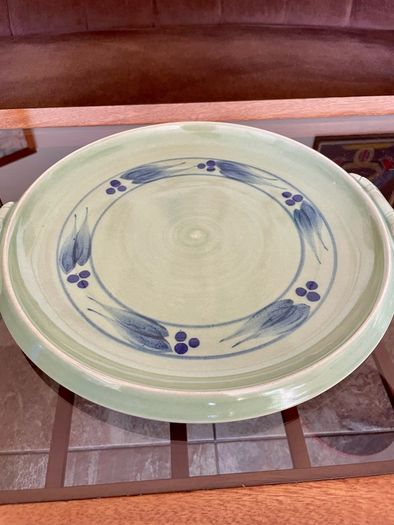 Stunning Discontinued Stoneware Jackson Kilkenny Fruit Serving Plate or Platter