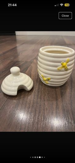 Ceramic Honey Pot