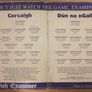 22nd March 2003 GAA (Gaelic Football) Programme. Cork (Corcaigh) V Donegal (Dun na nGall)  @ Pairc Ui Rinn Image 2