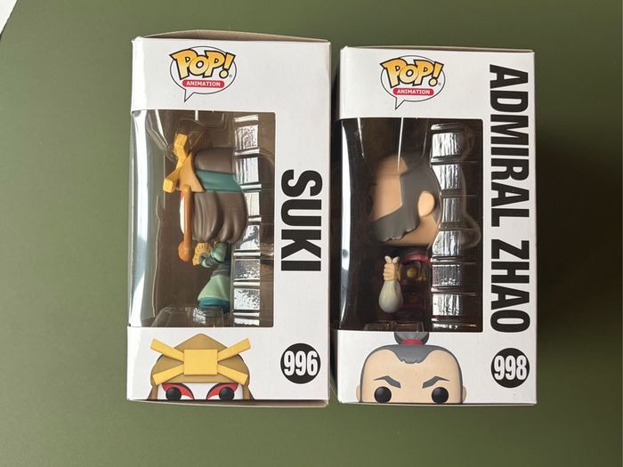 Funko Pops - Avatar the last Airbender Suki & Admiral Zhao