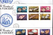 1974 The Grenadines of St Vincent Shells and Molluscs Definitive Stamps Official First Day Cover (FDC)