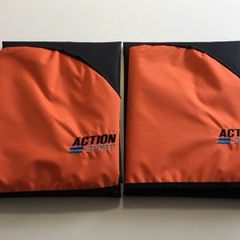 Action Sport Waterproof Seat Covers Orange/Black