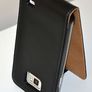 Leather Flip Case Black Inner Brown For SAMSUNG GALAXY S2 S-II i9100 Mobile Phone Image 2