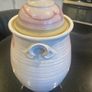 Beautiful very  Tall  12 inch Ceramic lidded pot Image 8