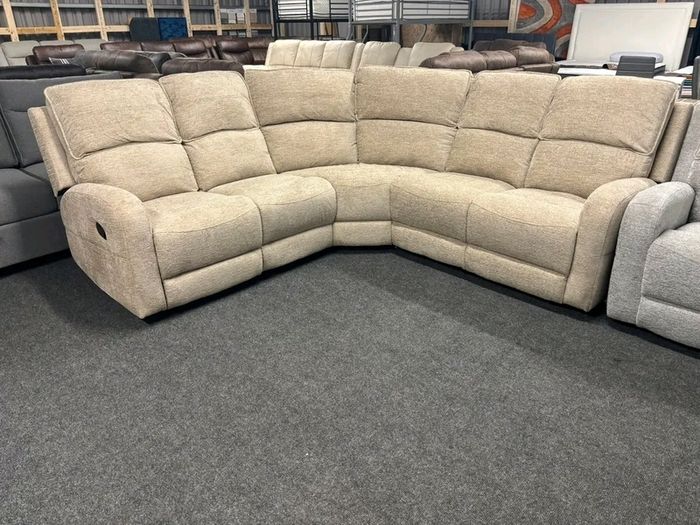 New Paris Fabric Recliner Corner Sofa