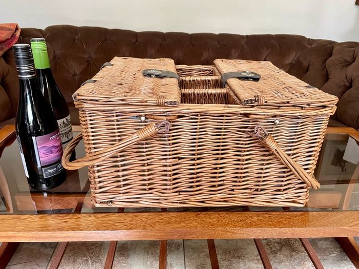 Forest Walk Wicker Picnic Basket