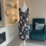 Ladies Black & White Floral Dress from Debenhams Image 7
