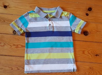 Age 5 Striped Polo Shirt Teeshirt