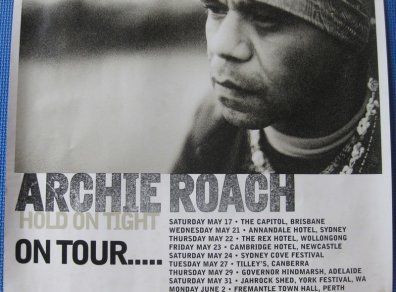Aboriginal Legend - Archie Roach - Tour Poster - Early 1990s