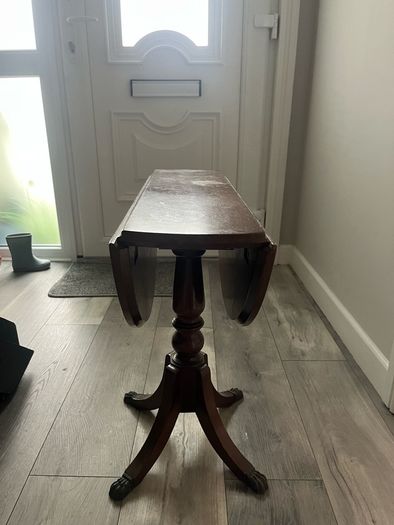 antique folding table