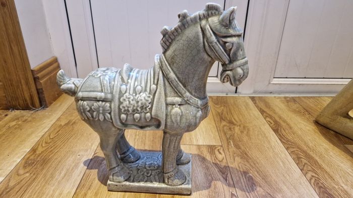 Collection of porcelan horse ornaments