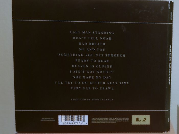 Willy Nelson Last Man Standing CD Album