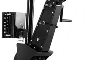 Trailer Dolly, 500lbs Tongue Weight Capacity, 13 inch-23.2 inch Height Adjustable Trailer Mover Dolly, 9-inch Pneumatic Rubber Tire, Manual or Electric Wrench Drive, for Moving RV Trailer