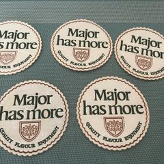 5 "Major" Beer Mats 1960s