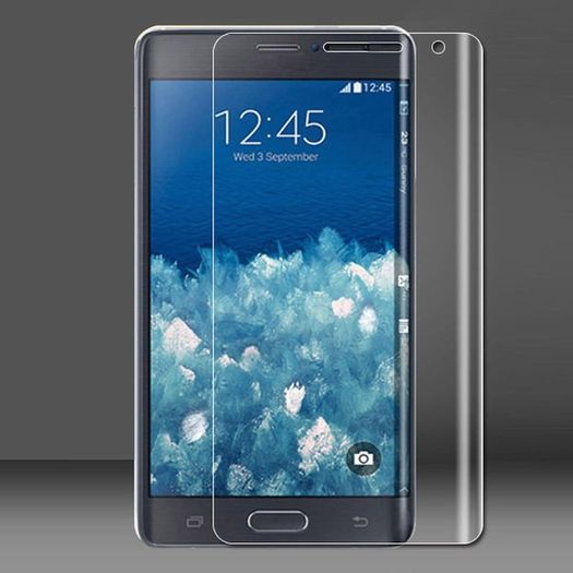 Clear Full Curved 3D Tempered Glass Protector For Samsung Note Edge N9150