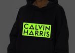 Calvin Harris hoodie glow in the dark logo hoodie Calvin Harris dj hoodie jumper