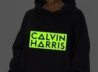 main image for ad Calvin Harris hoodie glow in the dark logo hoodie Calvin Harris dj hoodie jumper