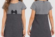 girl's graphite gray dress