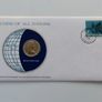 RARE Virgin Islands 1979 Coin Stamp cover Special UNC ONLY 680 examples Image 2