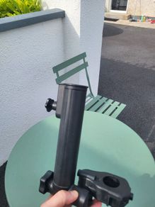 mottocaddy electric golf trolley umbrella holder