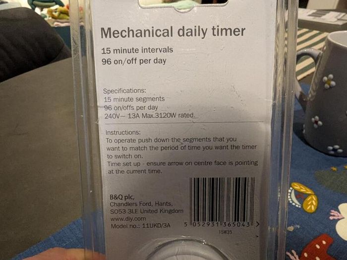 New Mechanical Daily Timer