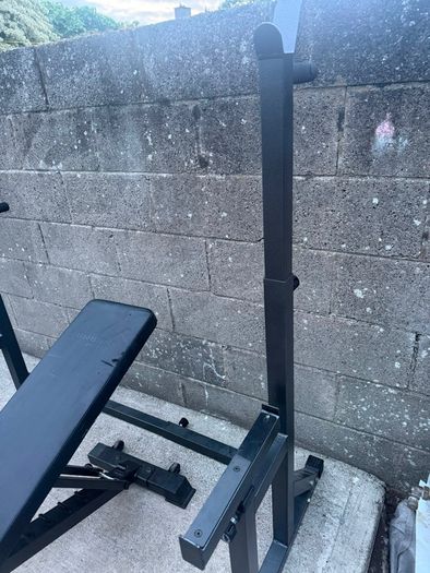 weight bench squat rack