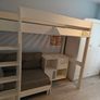 STOMPA Loft Bed with Pullout Single Bed, Storage & Shelf Image 2