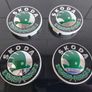 4 x Skoda Centre Caps (56mm) old style - Free Post Image 2