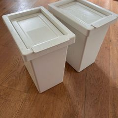 Bathroom bins x2