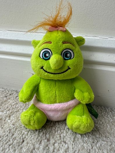 Shrek Adventure Baby Plush Girl Keyring Used Please look at the pictures
