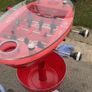 bistro table/Ultra-Rare Coca-Cola 2018 World Cup Foosball Bistro Table & Cooler Image 3