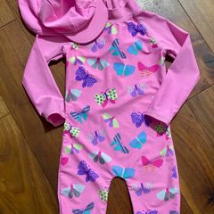 Girl swimsuit with sunhat (2-3Y)