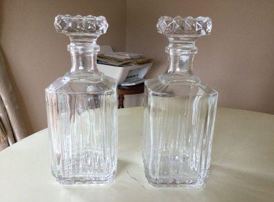 Chrystal - Vintage Decanters X 2