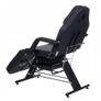 Beauty cosmetic bed chair with 2 cuvettes white black SPLIT Image 8