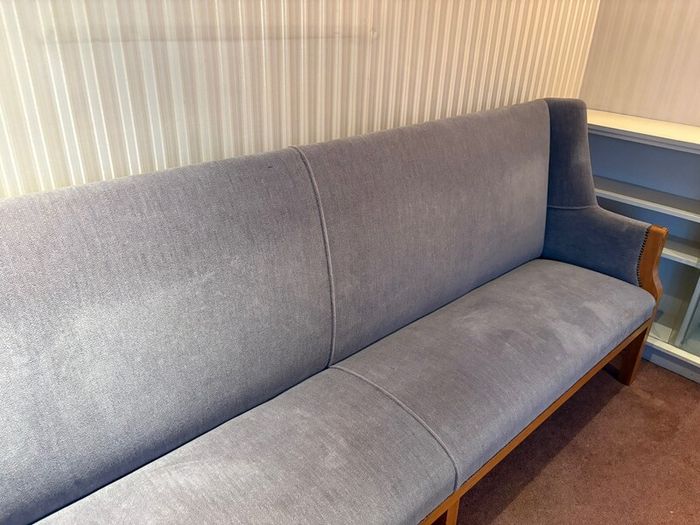 Two large waiting room benches