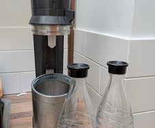 SodaStream Sparkling Water + 2 Glass Carafes