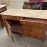 Old French marble topped washstand which could be used as as a sink unit. Image 7