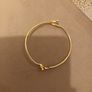 Tipperary crystal rose gold bangle Image 5