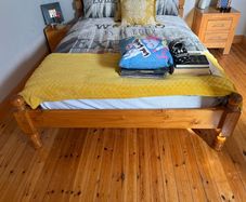 Double Bed Frame with Mattress