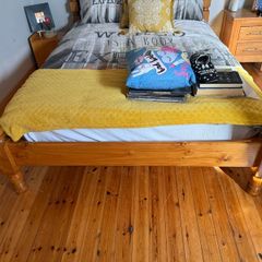 Double Bed Frame with Mattress