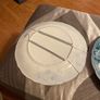 Plates x 2 with Wall Hangers - Argyle Burslem Image 4