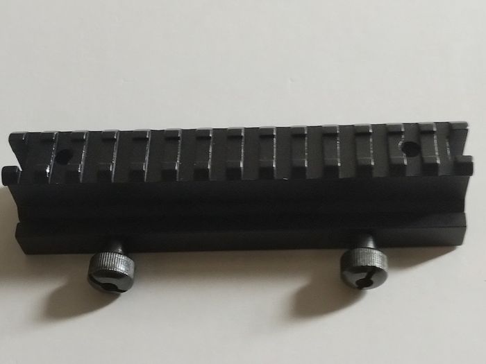 Tactical see thru picatinny scope mount for ASG