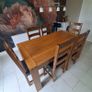 Solid wood kitchen table and chairs Image 3