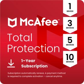 McAfee Total Protection 3 Devices Full Version