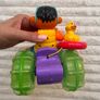 Sesame Street Ernie 2001 Splashin Trike Water Tub Tricycle Duck Part of the rope doesn't pull back completely Used Please see photos Image 9