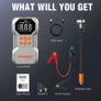 Car Jump Starter with Air Compressor Smart Intelligent Starters Peak Current 1400A Image 4