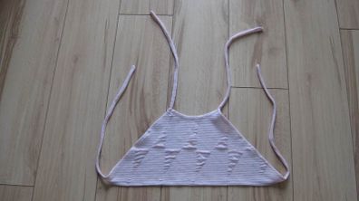 ladies pastel baby pink top size small/8
