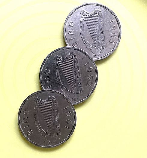 Ireland, Eire coins to remember, x 3. Free Post