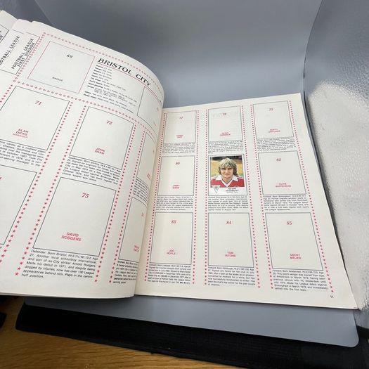 Vintage Panini Football 80 Football Sticker Album 1980